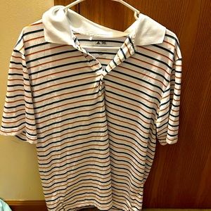 Men’s Adidas gold polo light weight